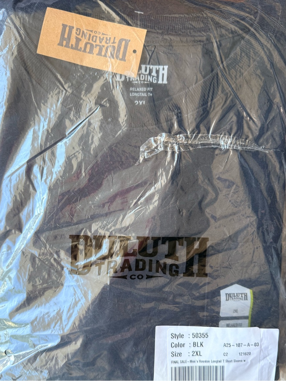 Duluth Trading Co Men’s Black Short Sleeve Crew Tee